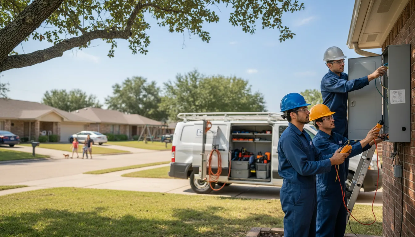 Certified electrician providing emergency electrical services in Mead, NE